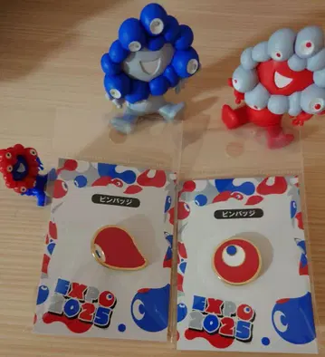 코먀쿠 코먀쿠 핀 배지 2개 세트