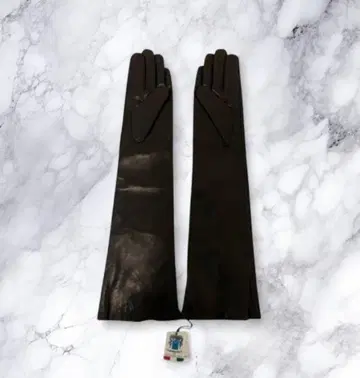 제니퍼 이탈리아 이탈리아 가죽 롱 장갑 지퍼 블랙 새상품