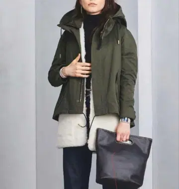 올리브 그린 마운틴 파카