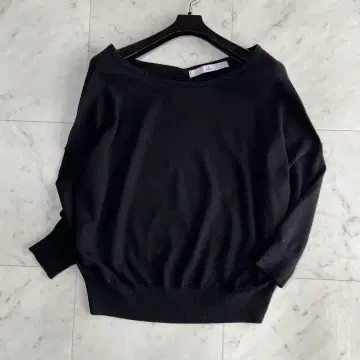 TIARA 티아라 니트 모 100% 블랙