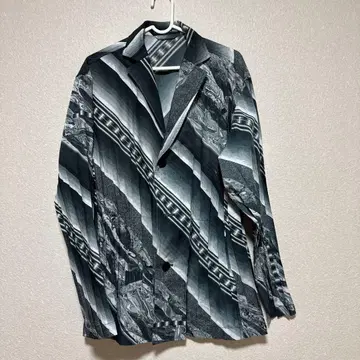 ISSEY MIYAKE MEN 기하학 패턴 자켓