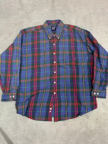 GAP 버튼다운 플란넬 셔츠 XL