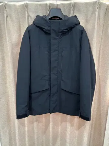 유니클로 하이브리드 다운 후드티 블랙 사이즈 S