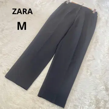 ZARA 자라 슬랙스 테이퍼드 블랙 오피스 캐주얼/M