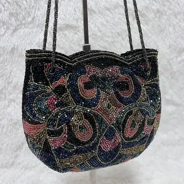 비즈 백 숄더 핸드 수제 자수 파티 2way