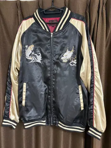 자수 디자인 스카잔 블랙/베이지