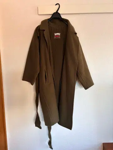 masion special 울 롱 코트 3way