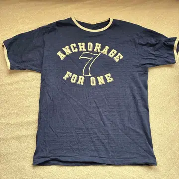 Warehouse 네이비 T셔츠 L 사이즈