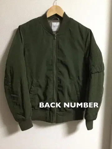 새상품급 BACK NUMBER 봄버 자켓 MA-1 블루종 자켓