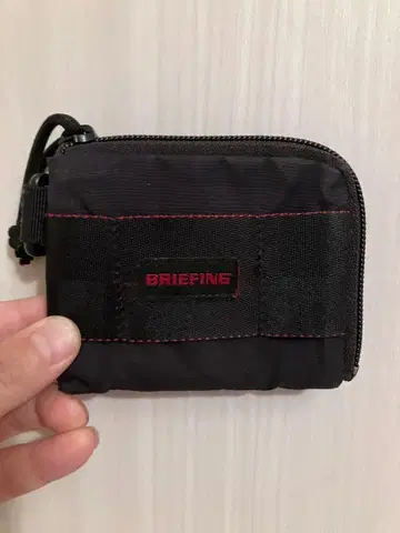 BRIEFING 블랙 코인 케이스 미니 지갑