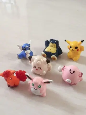 미니어처 포켓몬 피규어 9개