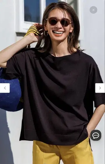 UV컷/열차단 ] 수고 기능미 하프 슬리브 니트 M 사이즈