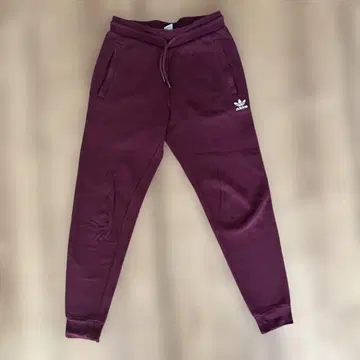 adidas 버건디 조거 팬츠