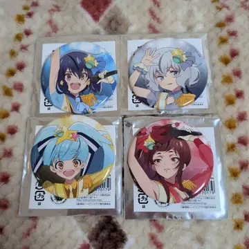 좀비랜드 사가 트레이딩 캔뱃지 라이브ver. 4개 세트