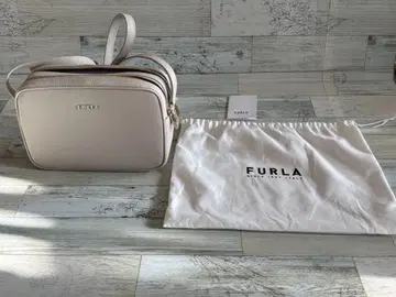 FURLA 베이지 가죽 숄더백