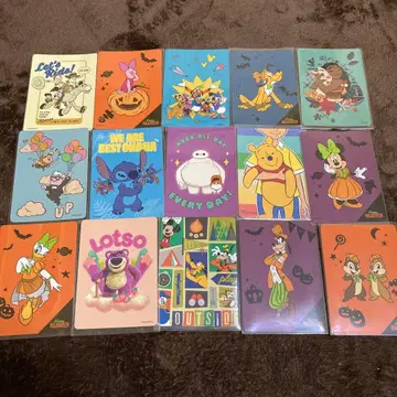 디즈니 스토어 가위바위보 카드 카드 할로윈