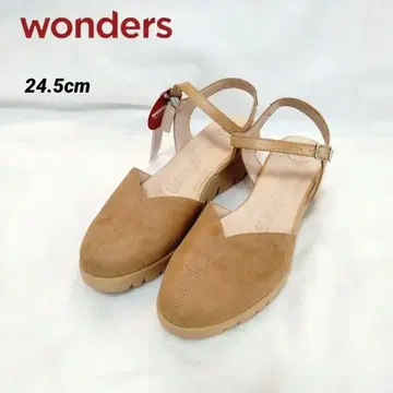 새상품 wonders 원더스 컴포트 샌들 베이지 24.5