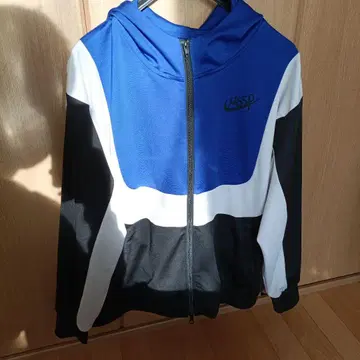 MSSP 후드 부착 자켓 파랑/화이트/블랙 저지