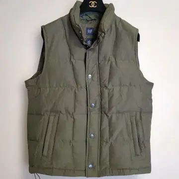 GAP 다운 베스트 M 사이즈 올리브 M