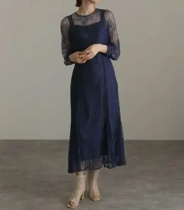 포멀 드레스 네이비 haremode