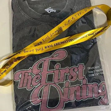 동방신기 최강창민 솔로 콘서트 The First Dining 티셔츠