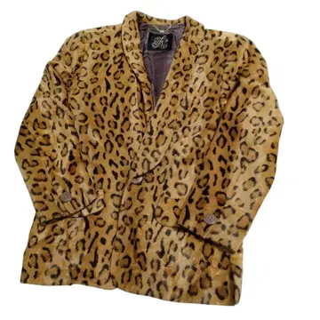 새상품급 이타리야 레오파드 자켓 레오파드 무늬 표범 무늬 이탈리아