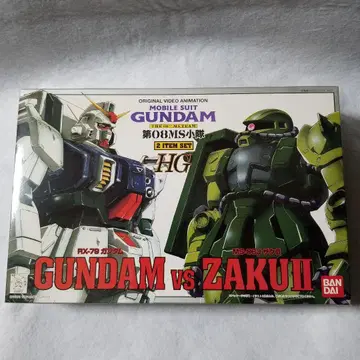 RX-79 건담 vs MS-06J 자쿠 II 2아이템 세트 반다이
