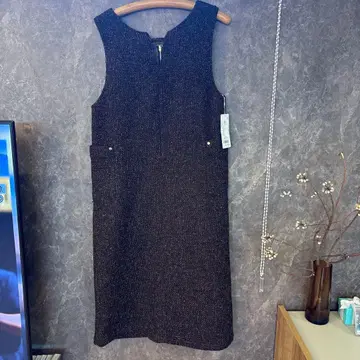 부즈루드 슬리브리스 롱 원피스 브라운 12800엔