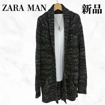 ZARA MAN 롱 니트 아우터 니트 자켓 롱 가디건