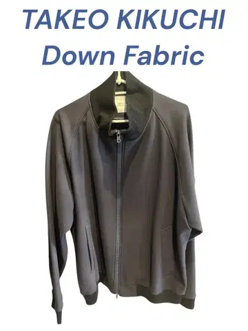 TAKEO KIKUCHI 다케오 키쿠치 지퍼 업 리브 블루종