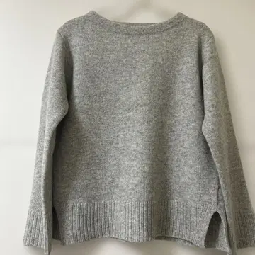 LA MAISON FRANCAISE 그레이 니트 스웨터 긴팔