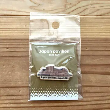 일본관 외관 핀 배지 오사카 간사이 만박 2025