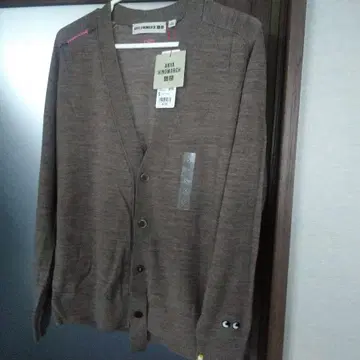 ANYA HINDMARCH 브라운 가디건 S 사이즈