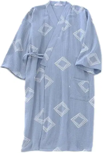 [IDOHEMO] 유카타 진베이 목욕 가운 남성용