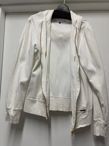 MICA&DEAL 화이트 풀 지퍼 후디 38