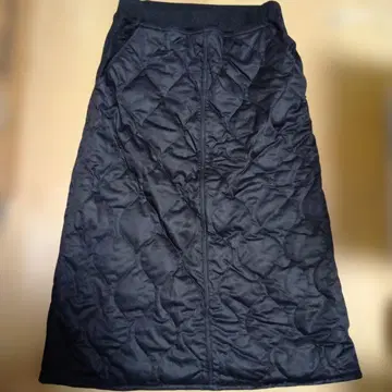 OAR'S 퀼팅 다운 맥시 길이 스커트