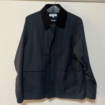 글로벌 워크 그린 데님 유틸리티 블루종