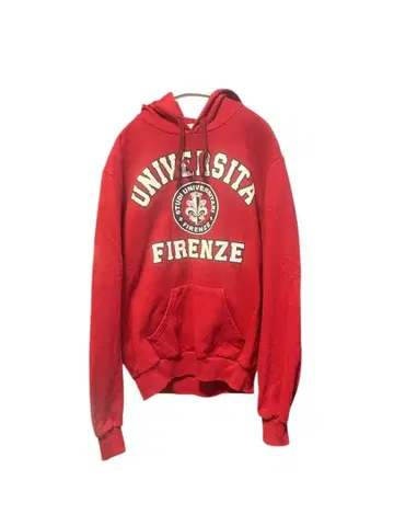 80s UNIVERSITA FIRENZE 빈티지 후드 맨투맨