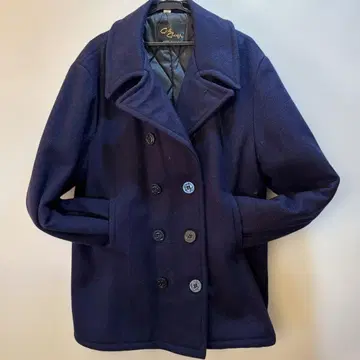 Cal Craft 네이비 피 코트 MADE IN USA