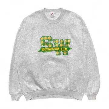 구제 의류 USA 90S 빈티지 사우스웨스턴 대학 칼리지 맨투맨