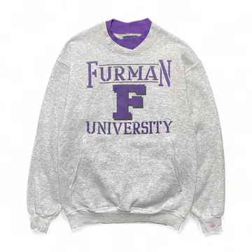 USA 제조 90S 퍼먼 대학 칼리지 빈티지 맨투맨 프린트