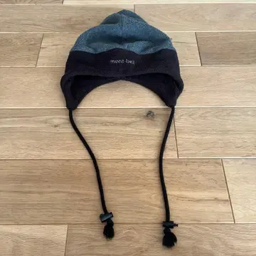 mont-bell 몽벨 귀도리 니트 모자 아웃도어 플리스