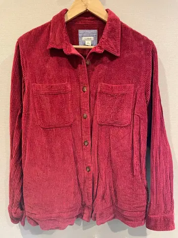 L.L.Bean 코듀로이 셔츠 M 빨간색