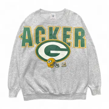 구제 의류 USA 90S NFL 그린베이 패커스 빈티지 맨투맨
