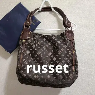 새상품급 러셋 핸드백 숄더 russet