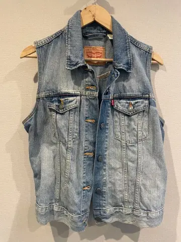 Levi's 라이트 블루 데님 베스트