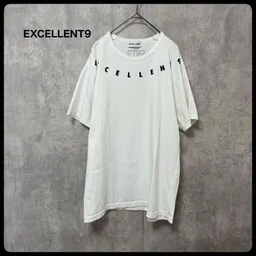 # EXCELLENT9 화이트 오버 사이즈 T셔츠 상의
