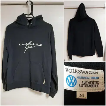 칼만 기어 후드 맨투맨 블랙 M