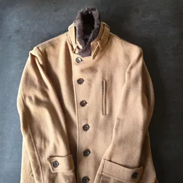 renoma HOMME 카멜 체스터 코트 캐시미어 혼방