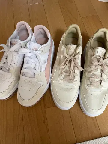 PUMA 캐리나 2켤레 세트 새상품급 25cm